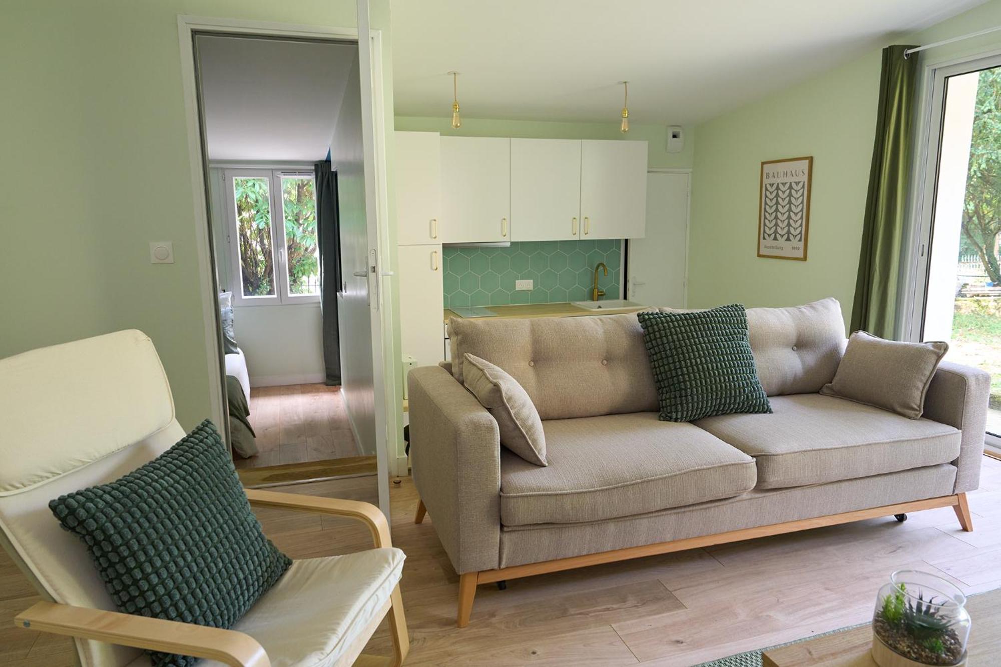 Green Escape - Cozy & Chill Brunoy Ngoại thất bức ảnh