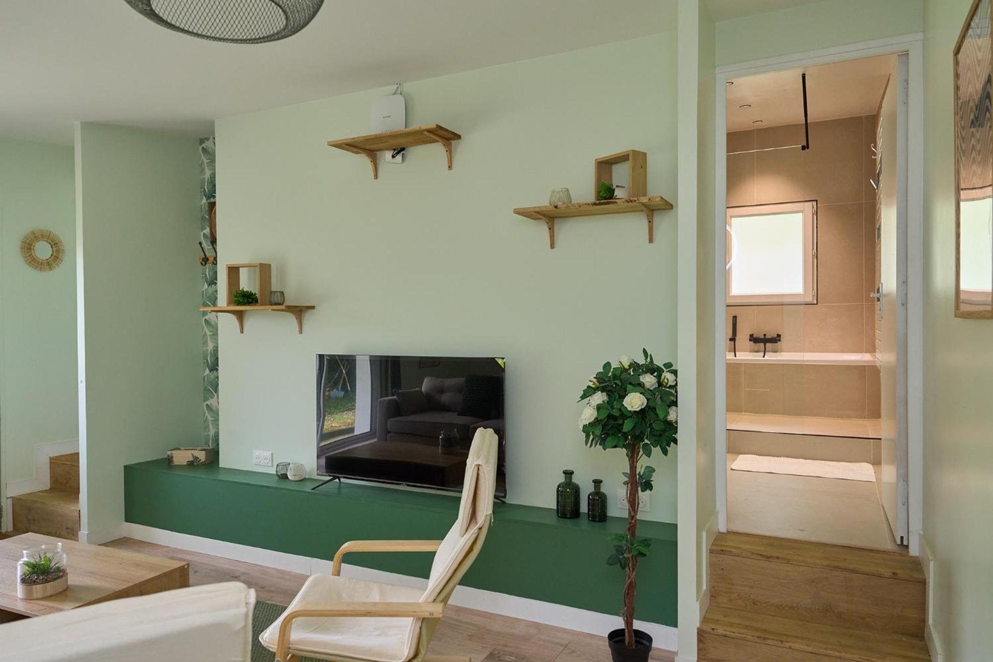 Green Escape - Cozy & Chill Brunoy Ngoại thất bức ảnh